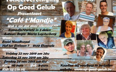 Café t’ Mandje 22-23-24 Nov 2019